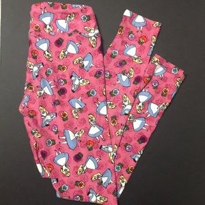 RARE 💖Lularoe Disney Alice in Wonderland leggings